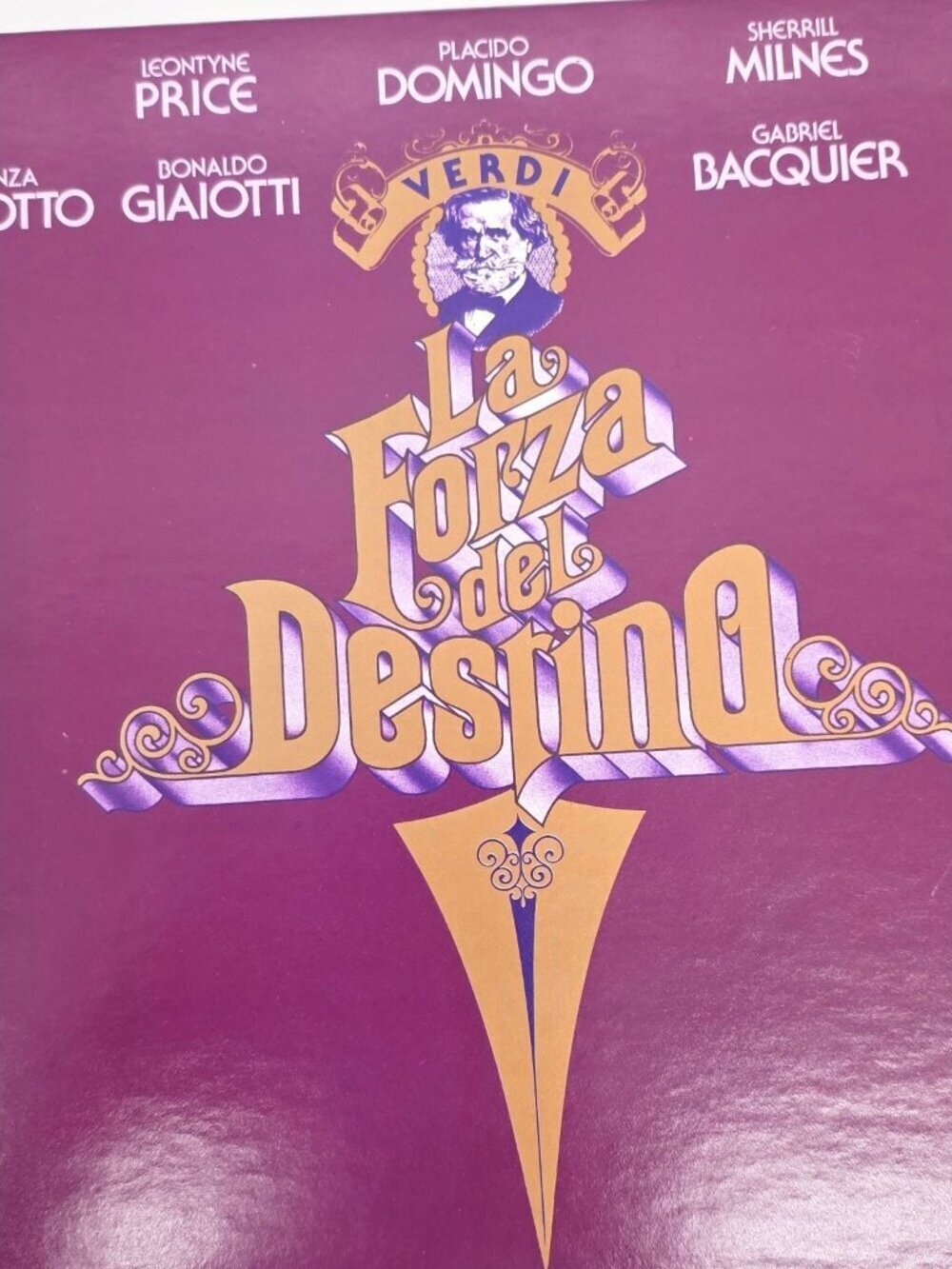 Verdi – La Forza Del Destino 4xLP Record 1976 RCA Opera Classical 33 RPM